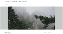 Desktop Screenshot of jennifershulmanacupuncture.com